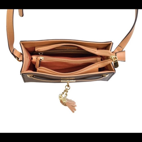 Adrienne Vittadini Striped Crossbody Bag - Picture 3 of 6